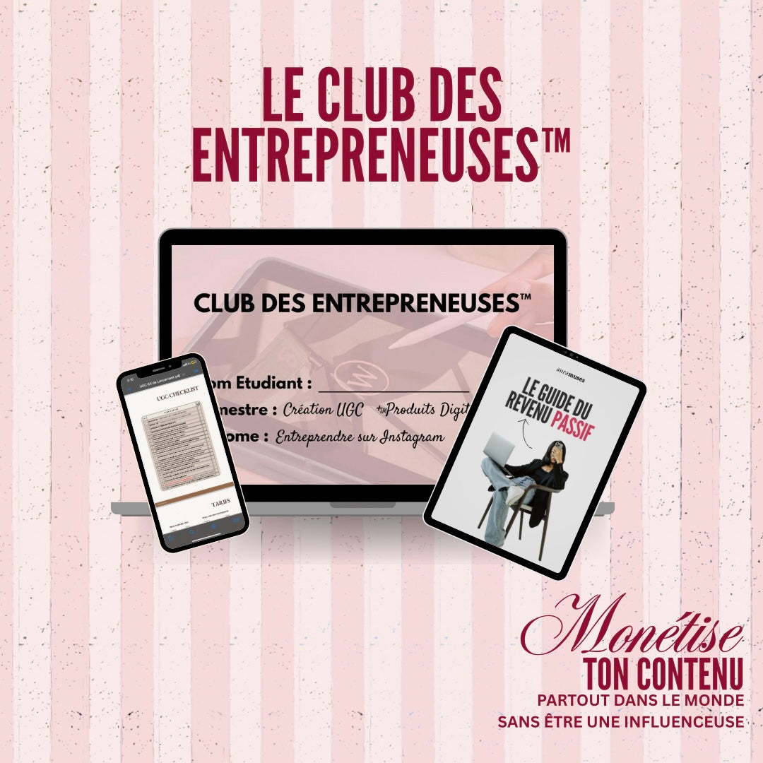 LE CLUB DES ENTREPRENEUSES™